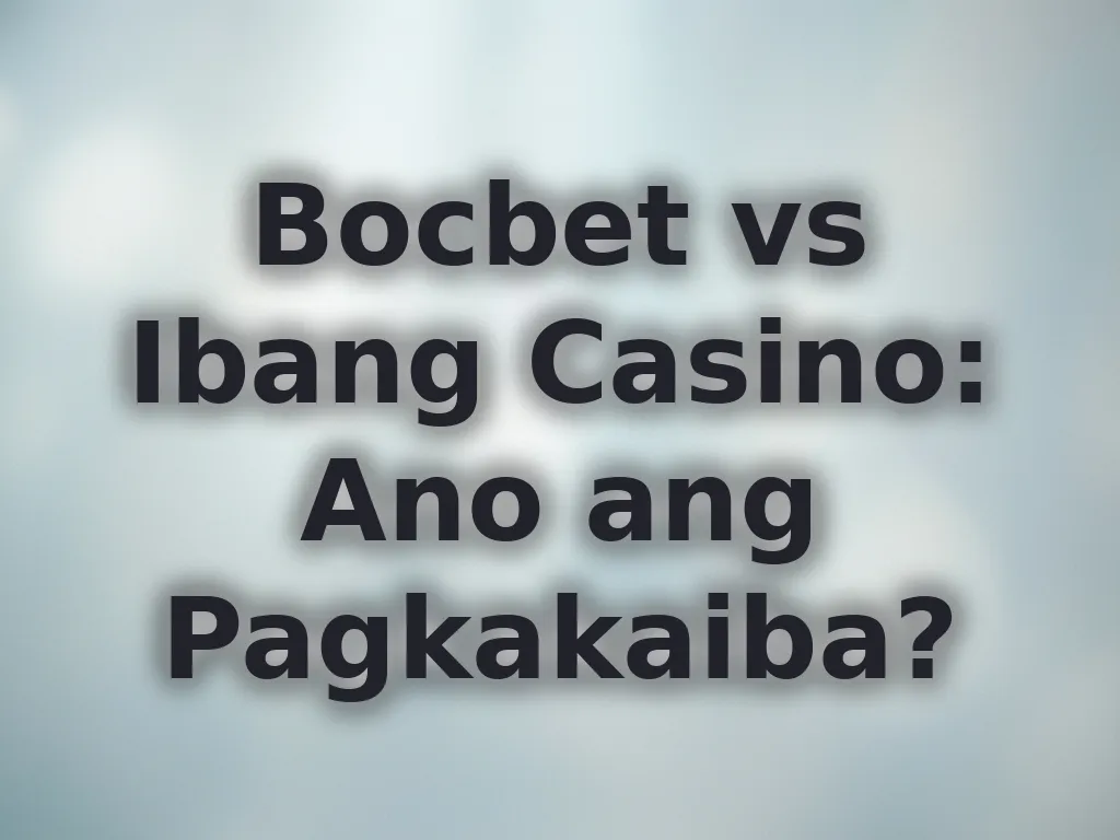 Bocbet vs Ibang Casino